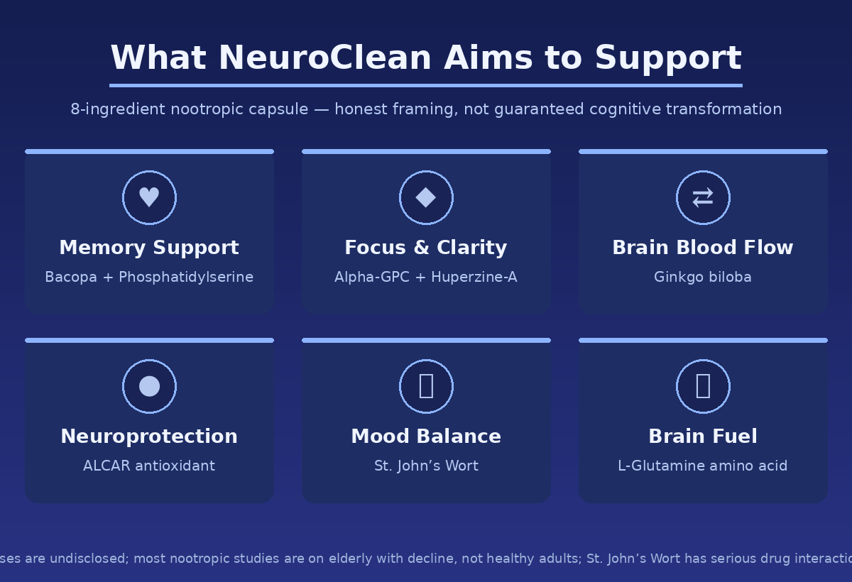 What NeuroClean aims to support